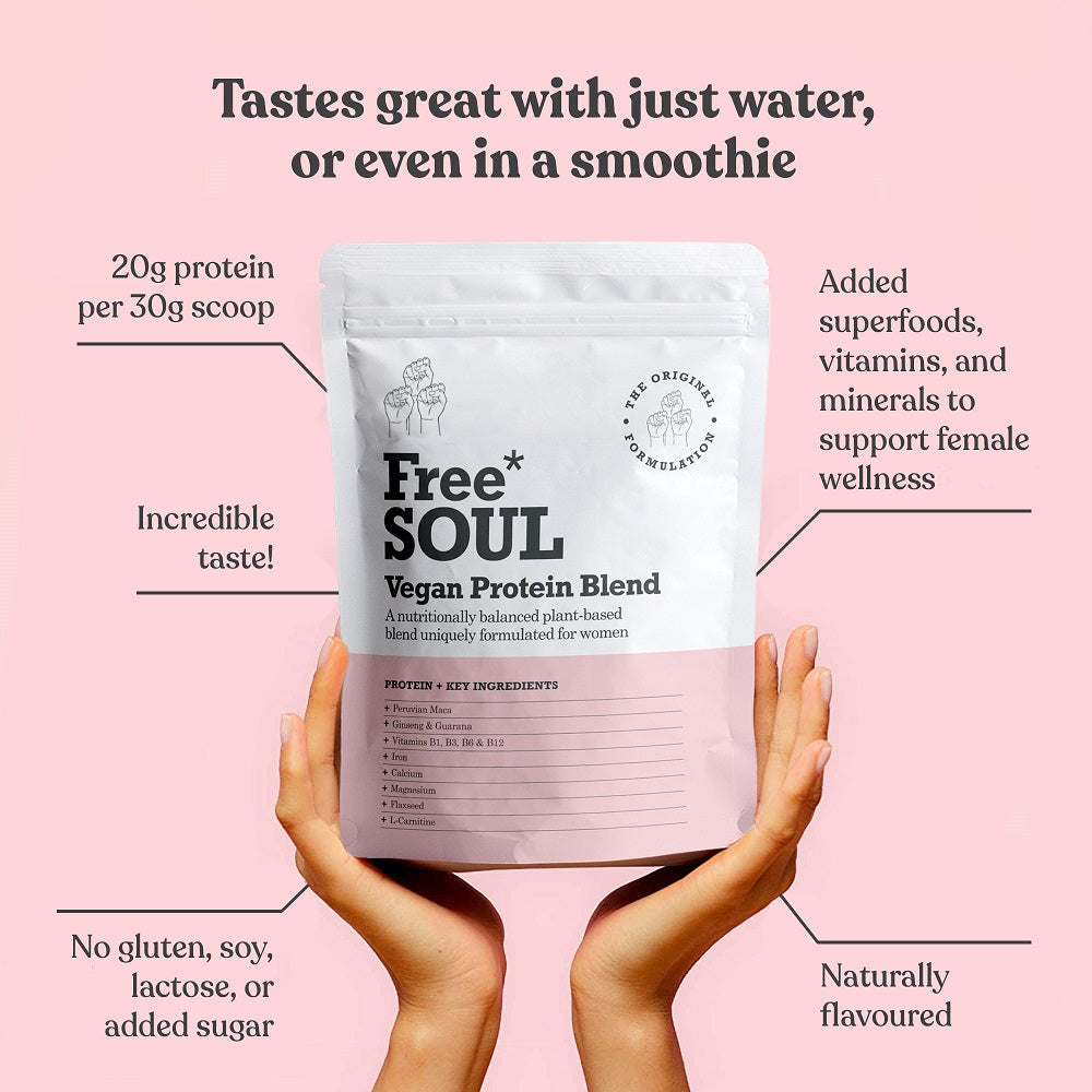 Free* Soul Vegan Protein Powder Blend for Women Harrison Nutrition