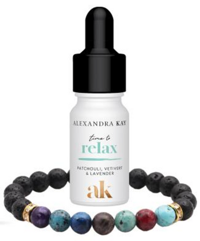 Alexandra Kay Time To Relax Aroma Bracelet Gift Set