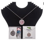 Aroma Wear Swirl (Pink) Necklace