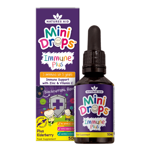 Mini Acids Natures Aid Mini Drops Immune Plus for Children 50ml – Harrison ...