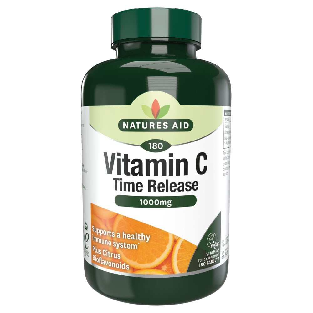 Natures Aid Vitamin C Time Release 1000mg – Harrison Nutrition & Wellbeing