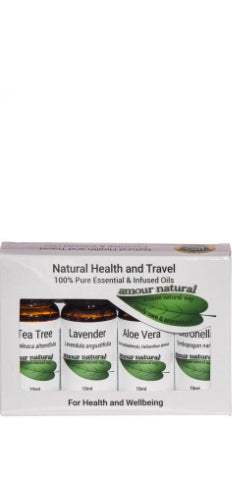 Natural Health & Travel Essential Oils Set