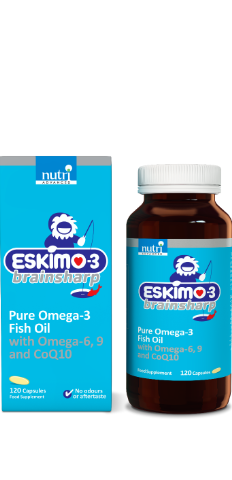 Eskimo-3 Brainsharp Fish Oil Omega-3 Capsules