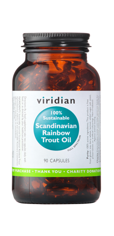 100% Sustainable Scandinavian Rainbow Trout Oil Softgels